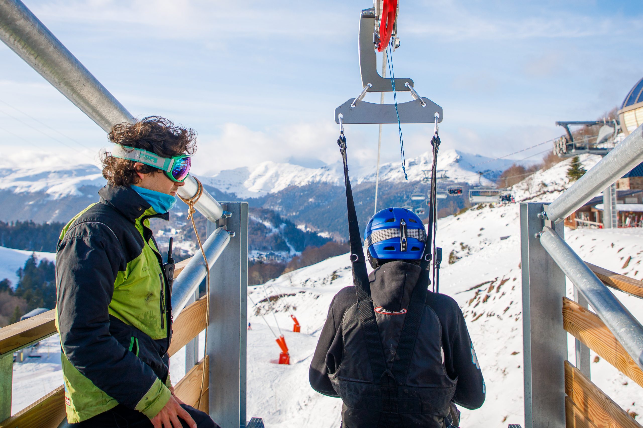 Tyrolienne | Lioran Express - Hiver - Le Lioran